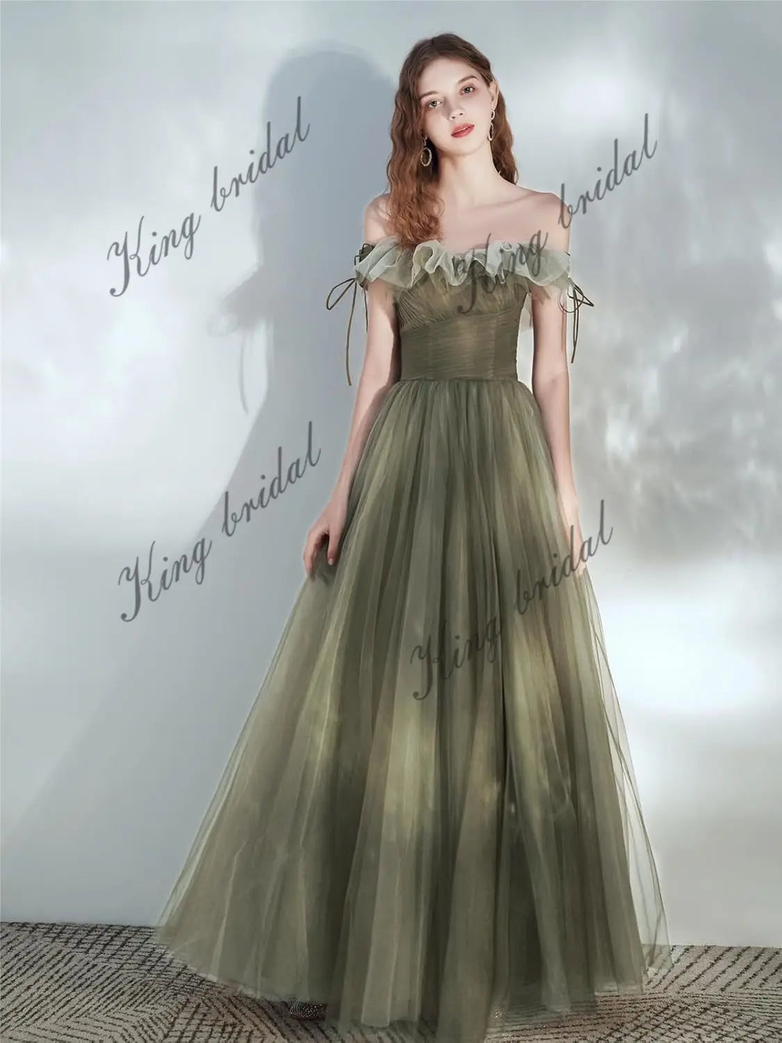 Schulterfreies Mesh-Ball-Abendkleid für Geburtstage, Cocktailparty-Kleider für Damen, formelles Abendkleid, Party-Hochzeitskleider 