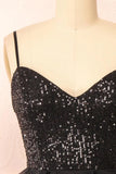 Vestidos de fiesta de tul para adolescentes, con tirantes finos y lentejuelas, vestidos de fiesta cortos, minivestidos de cóctel en capas, vestidos de dama de honor 