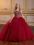 Prom Birthday Party Banquet Princess Gowns Flower Girls Dresses Burgundy Tulle Jewel Flory Appliques Sleeveless For Wedding