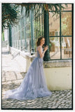 One shoulder wedding dress Draped Corset bridal gown  evening prom dresses formal party dress women elegant