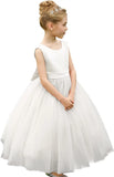 Flower Girls Satin Tulle Princess Pageant Dress for Wedding Kids Party Prom Ball Gowns Dresses princess dress girls party dress