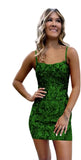 Sparkly Short Tight Homecoming Dress 2025 for Teens Spaghetti Straps Sequin Formal Evening Gown evening dresses  prom dresses