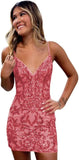Vestidos de fiesta ajustados con tirantes finos para adolescentes, corsé con lentejuelas brillantes, vestido de cóctel para graduación, vestido formal, vestido de noche 