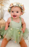 Vestidos de niña de las flores para boda, cortos, con encaje floral bordado, tul, vestido de princesa para desfile infantil, vestidos para niñas. 