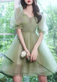 Maßgefertigtes Tüll-Abschlussballkleid für Frauen, kurzes Sweetheart-Puffärmel-Heimkehrkleid, Cocktailkleid, Minikleid, Partykleid 