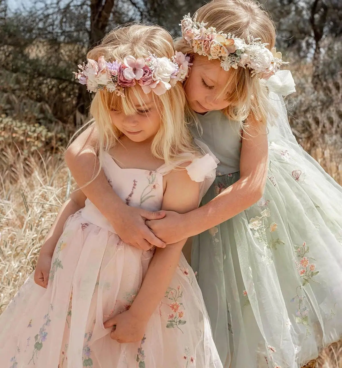 Vestidos de niña de las flores para boda, cortos, con encaje floral bordado, tul, vestido de princesa para desfile infantil, vestidos para niñas. 