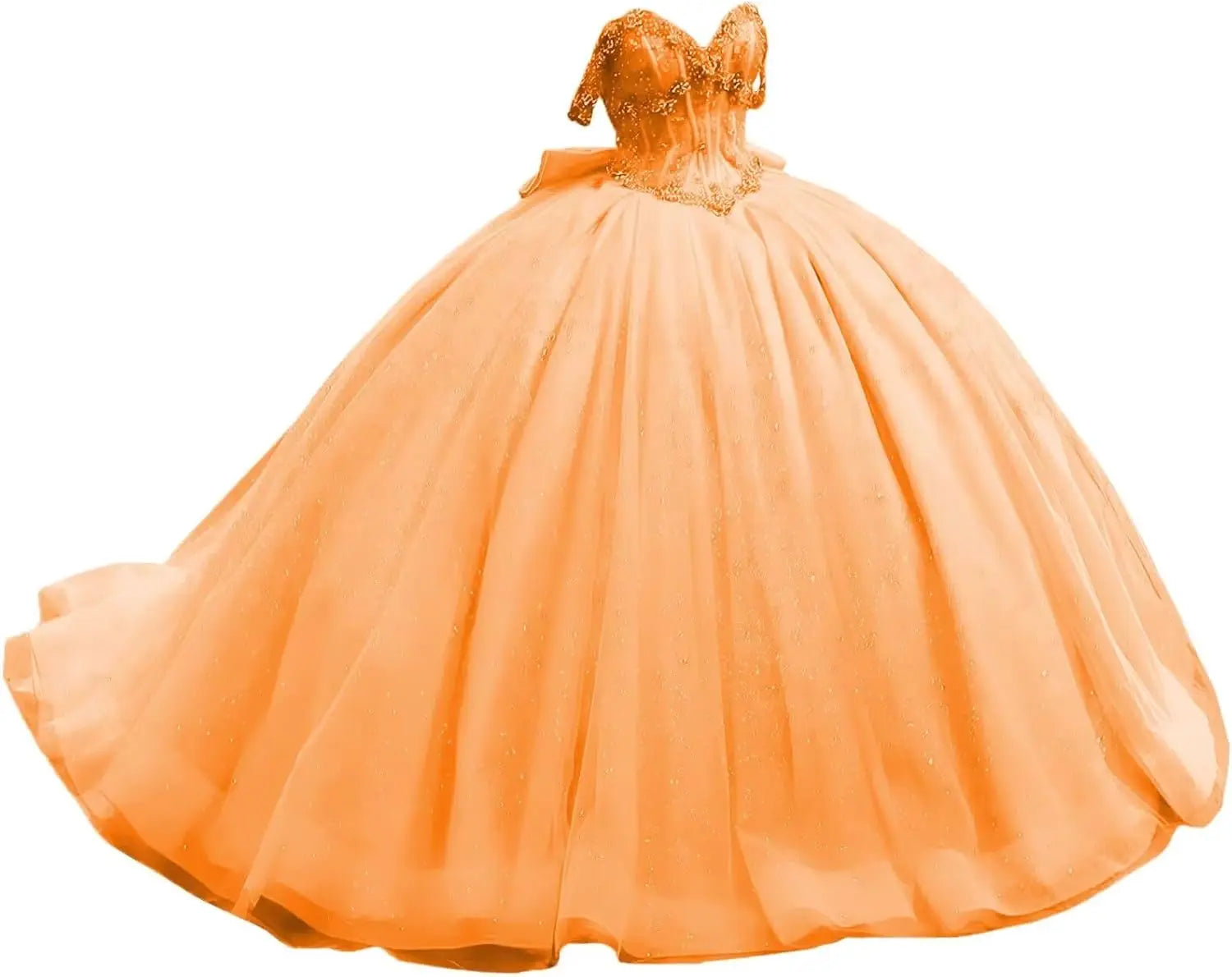 Off Shoulder Beaded Quinceanera Dresses Glitter Tulle Prom Dress Butterfly Appliques Sweet 16 Dresses with Bow