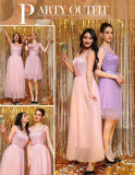 Sequin Dress for Woman Vintage A Line Wedding Formal Swing Mesh Prom Dress Sleeveless Cocktail Maxi Gowns