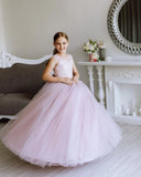 Vestido de princesa con tutú brillante para niña de las flores, vestidos de bebé rosas, vestido de tul para niña para boda, vestido de cumpleaños para niña, vestidos de desfile para niñas 