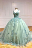 Quinceanera Ball Gown Sweetheart Quinceanera Dresses With Appliques