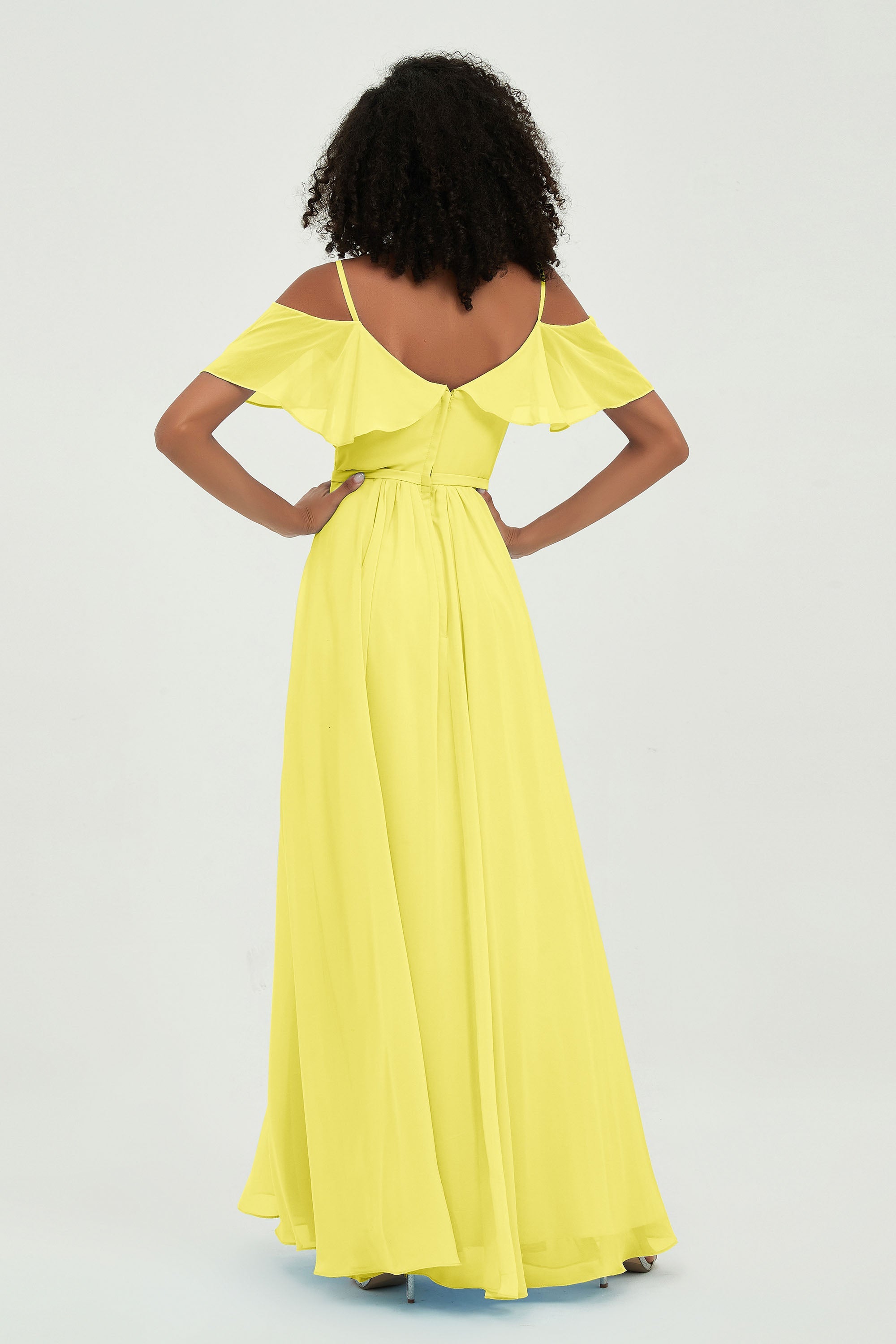floor-length bridesmaid dress chiffon a line off the shoulder formal evening dresses gowns