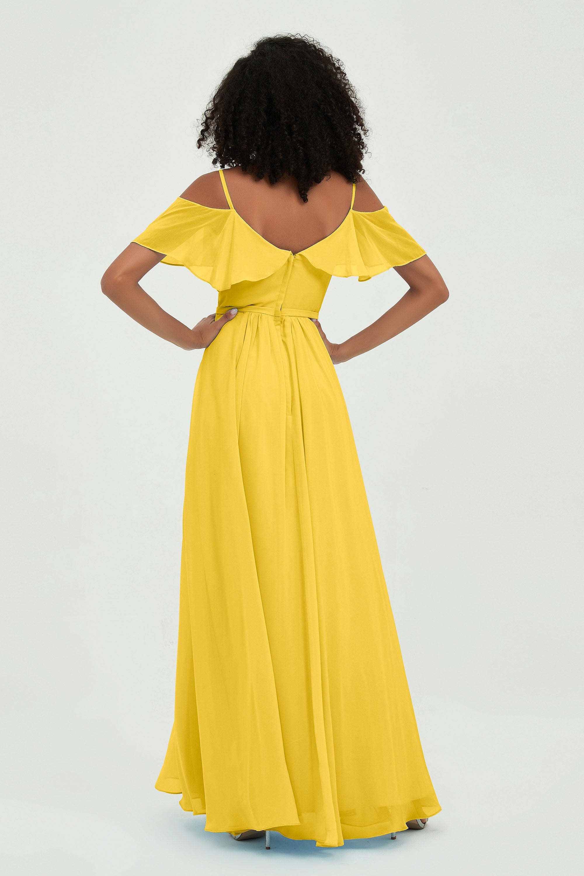 floor-length bridesmaid dress chiffon a line off the shoulder formal evening dresses gowns