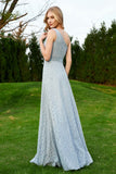 One Shoulder Sleeveless Lace Formal Evening Dresses Sash Ruched Bridesmaid Party Gowns