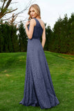 One Shoulder Sleeveless Lace Formal Evening Dresses Sash Ruched Bridesmaid Party Gowns