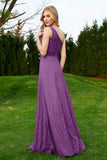 One Shoulder Sleeveless Lace Formal Evening Dresses Sash Ruched Bridesmaid Party Gowns