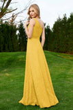 One Shoulder Sleeveless Lace Formal Evening Dresses Sash Ruched Bridesmaid Party Gowns