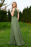 One Shoulder Sleeveless Lace Formal Evening Dresses Sash Ruched Bridesmaid Party Gowns