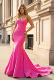 Sweetheart Mermaid Long Prom Dress with Slit