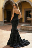 Mermaid Sweetheart Neck Sequins Prom Dress