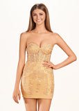 Tight Short Homecoming & Cocktail Dresses with Appliques