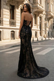 Mermaid Sweetheart Lace Prom Dress with Slit