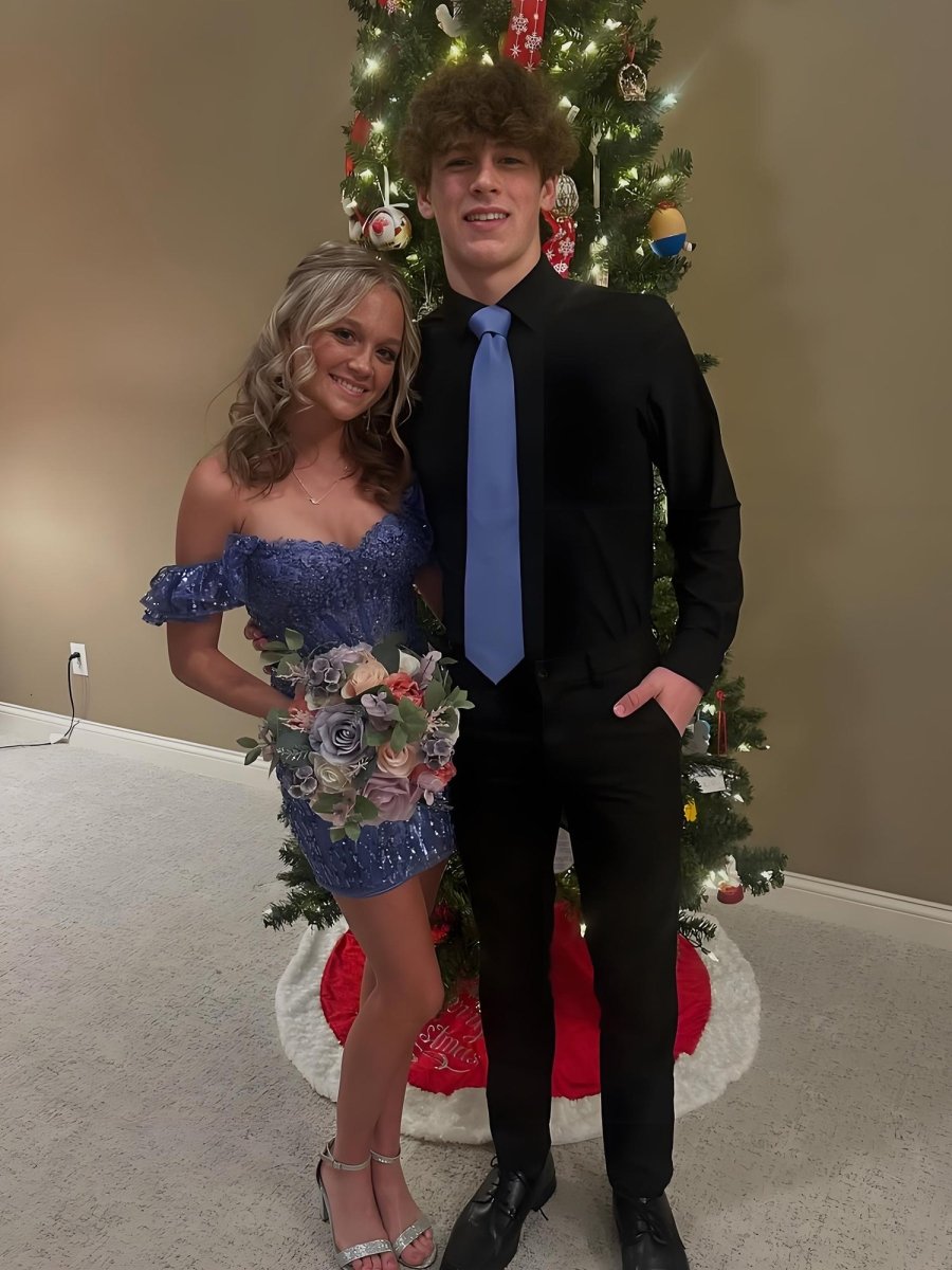 Royal Blue - Bodycon Off The Shoulder Sequins Short Homecoming Dresses