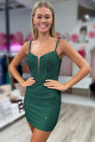Bodycon Spaghetti Straps Homecoming Dress