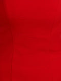 Red - A-Line Strapless Ruffles Mini Party Dresses