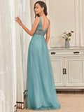 Maxi Langes Elegantes Ätherisches Tüll Abendkleid Formelle Ball Party Kleider Kleider