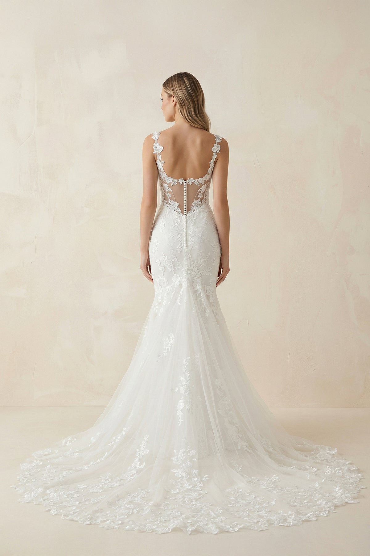 Fairy Mermaid Sweetheart Lace Wedding Dresses with Appliques