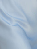 Sky Blue - Sheath Satin V Neck Short Homecoming Dresses with Flower Straps