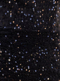 Glitter Bodycon Straps Black Sequins Mini Party Dresses