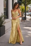 Sheath Black Long Appliques Prom Dress