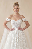Gorgeous Ball Gown Sweetheart Lace Tulle Wedding Dresses