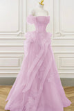 Green Tulle Lace Long Prom Dress with Corset. Green Formal Party Dress