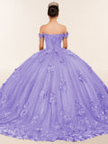 Ball Gown Organza Off The Shoulder Burgundy Quinceanera Dress