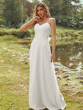A-Line/Princess Chiffon Sash/Ribbon/Belt Sweetheart Sleeveless Floor-Length Bridesmaid Dresses Evening Dress