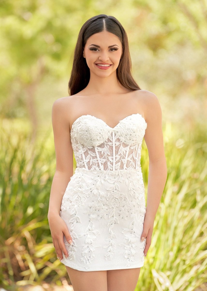 Tight Short Homecoming & Cocktail Dresses with Appliques