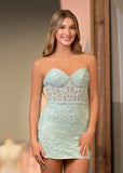 Tight Short Homecoming & Cocktail Dresses with Appliques