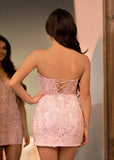 Tight Short Homecoming & Cocktail Dresses with Appliques