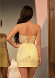 Tight Short Homecoming & Cocktail Dresses with Appliques