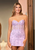 Tight Short Homecoming & Cocktail Dresses with Appliques