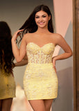 Tight Short Homecoming & Cocktail Dresses with Appliques
