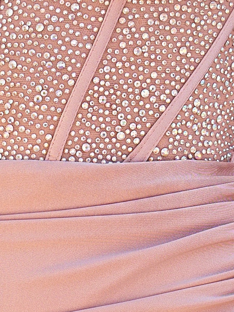 Pink - Sheath Sweetheart Beaded Corset Short Homecoming Dresses