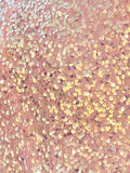 Pink - Sheath Scoop Neck Sequined Mini Party Dresses with Slit