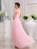 A-Linie/Princess-Linie Perlenstickerei Herzausschnitt Ärmellos High Low Chiffon Kleider Ballkleid Homecoming Kleider