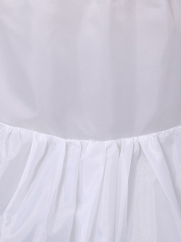 A-Line 3 Tiers Sweep/Brush Train Wedding Petticoats