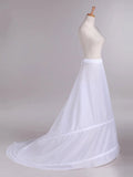 Nylon A-Line 1 Tier Sweep/Brush Train Wedding Petticoats