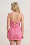 Tight Short Homecoming & Cocktail Dresses with Appliques