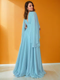 A-Line/Princess Chiffon Ruffles V-neck Sleeveless Floor-Length Mother of the Bride Dresses